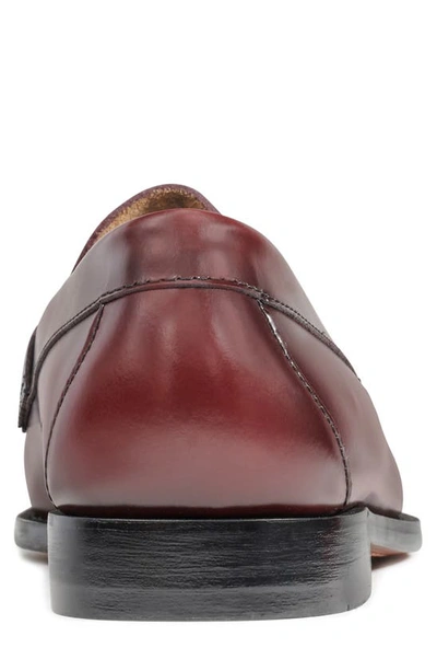 G.h. Bass & Co. Logan Leather Penny Loafer In Wine