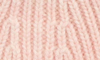 Shop Acne Studios Acne Studio Kids' Mini Pansy & Face Wool Beanie In Faded Pink Melange