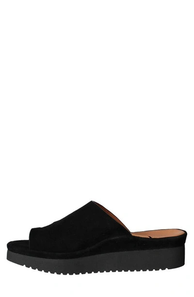 L'amour Des Pieds Ahlina Platform Sandal In Black