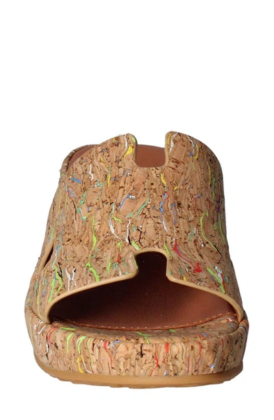 L'amour Des Pieds Catiana Platform Sandal In Bright Multi
