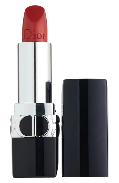 Shop Dior Rouge  Refillable Lip Balm In 772 Classic / Satin