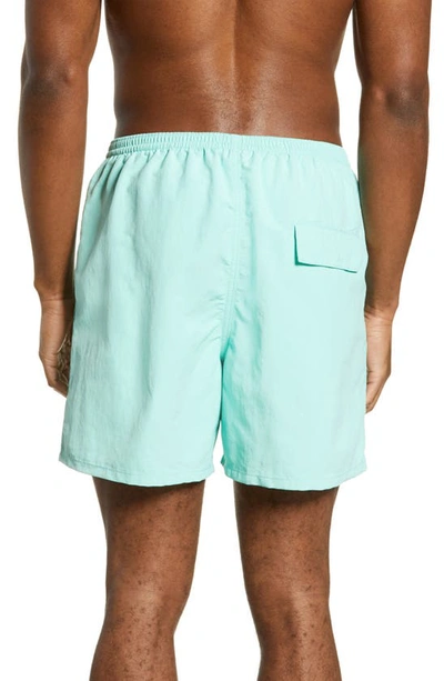 Shop Patagonia Baggies 5-inch Swim Trunks In Vjosa Green