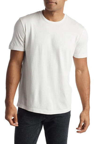 Shop Rowan Asher Standard Cotton T-shirt In White