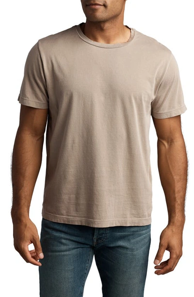 Shop Rowan Asher Standard Cotton T-shirt In Stone