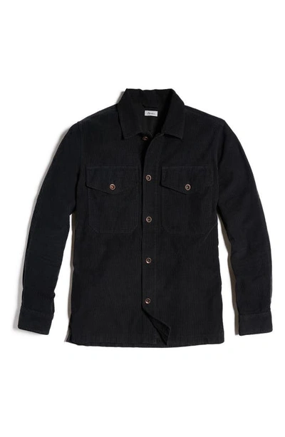Shop Rowan Odessa Cord Field Jacket In Black