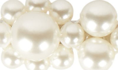 Shop Simone Rocha Mini Imitation Pearl Flower Hair Clip