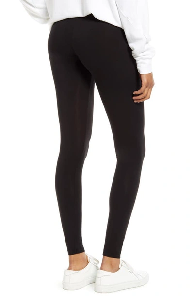 Splendid Heavy-weight French Terry Leggings In Black