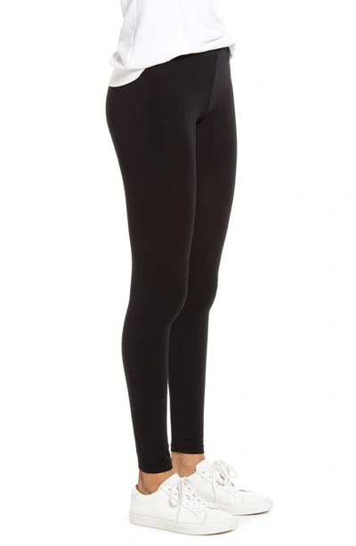 Splendid Heavy-weight French Terry Leggings In Black