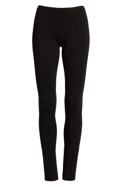 Splendid Heavy-weight French Terry Leggings In Black