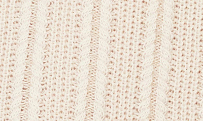 Shop Agnona Vanisé Cable Crewneck Sweater In Lana