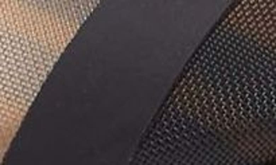 Shop Fendi Mesh Slingback Sandal In Black