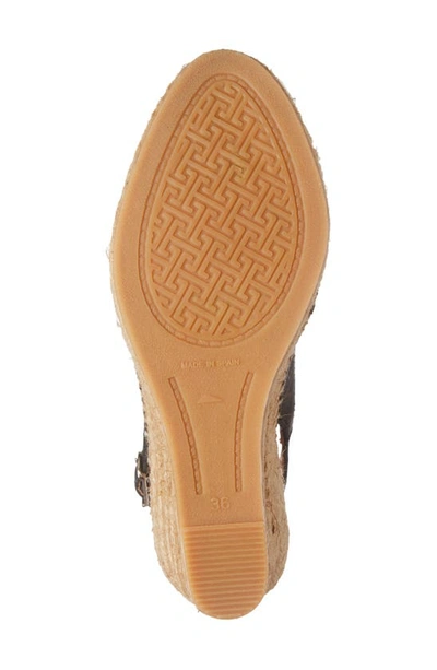 Toni Pons Croacia Espadrille Wedge In Black Leather