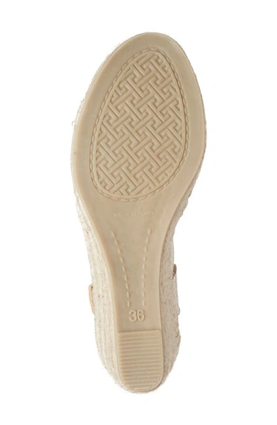 Toni Pons Tura Espadrille Wedge In Platinum Leather