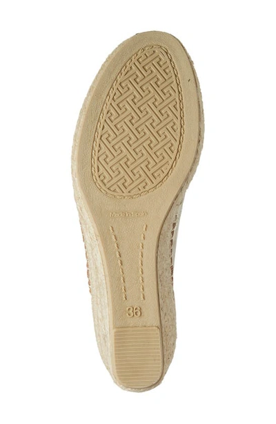Toni Pons Bernia Espadrille Wedge In Platinum Leather
