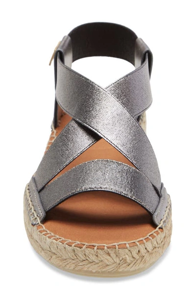Toni Pons Eire Wedge Sandal In Acer Steel Leather