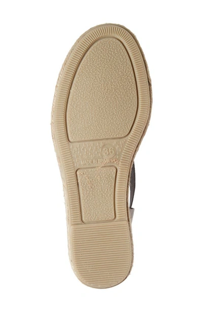 Toni Pons Eire Wedge Sandal In Acer Steel Leather