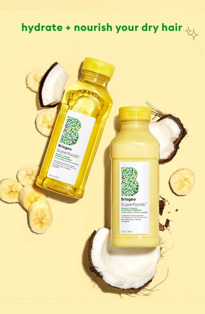 Briogeo Be Gentle Be Kind Banana + Coconut Nourishing Superfood Shampoo 12.5 Oz.