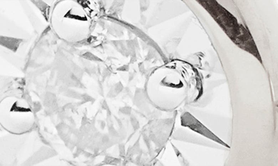 Monica Vinader Essential Recycled Sterling Silver And Diamond Earrings In Silver