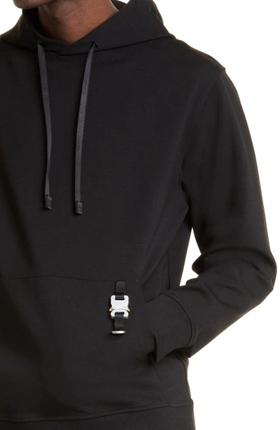 Shop Alyx Buckle Hoodie In Black