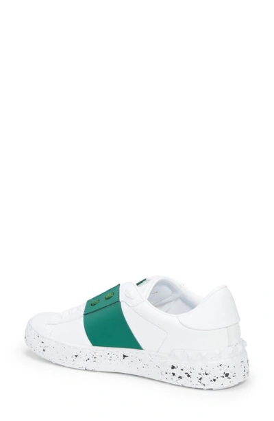 Shop Valentino Open For A Change Sneaker In Bianco/ Fir