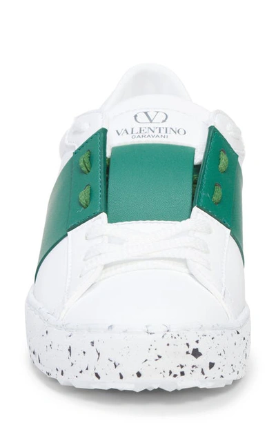 Shop Valentino Open For A Change Sneaker In Bianco/ Fir