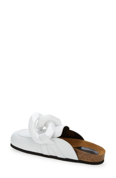 Shop Jw Anderson Chain Link Loafer Mule In White