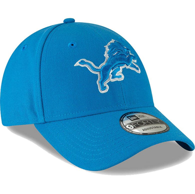 Shop New Era Blue Detroit Lions 9forty The League Adjustable Hat