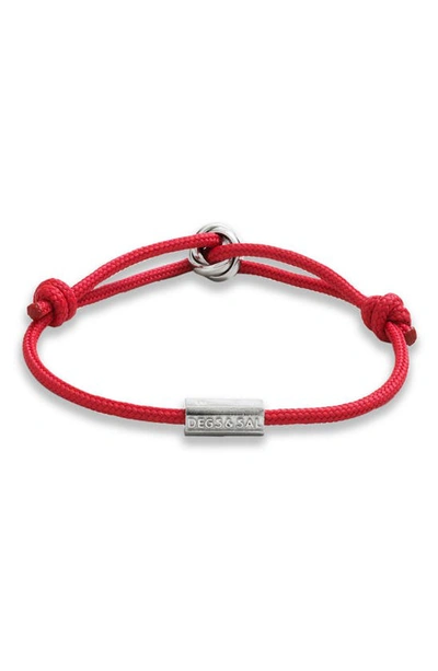 Shop Degs & Sal Trinity Rope Bracelet In Red