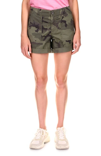 Shop Sanctuary Switchback Cuffed Shorts In Hiker Camo