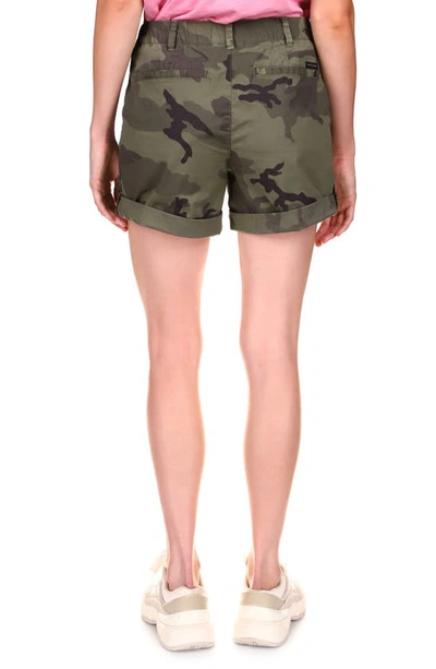 Shop Sanctuary Switchback Cuffed Shorts In Hiker Camo