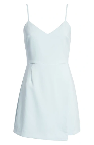 Shop French Connection Whisper Minidress In Light Dream Blue