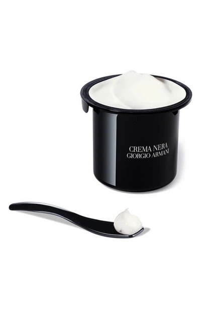 Shop Giorgio Armani Crema Nera Supreme Lightweight Reviving Anti-aging Face Cream Refill, 1.7 oz
