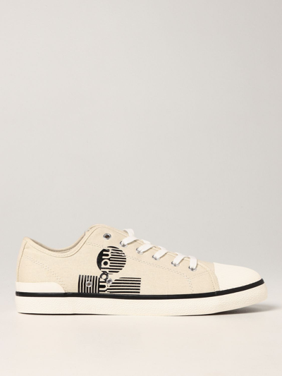 Shop Isabel Marant Trainers In Canvas In White