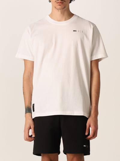 Shop Mcq By Alexander Mcqueen Mcq Cotton Blend T-shirt With Logo In White