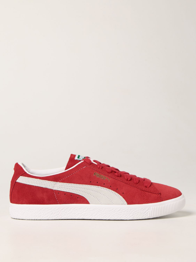 Shop Puma Suede Vtg  Trainers In Red