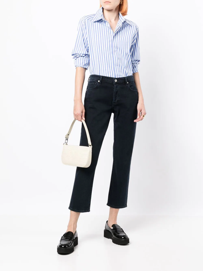 Citizen Of Humanity Emerson Cropped Jeans In Blue