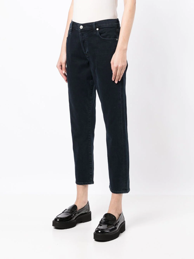 Shop Citizens Of Humanity Emerson Cropped Jeans In Blue