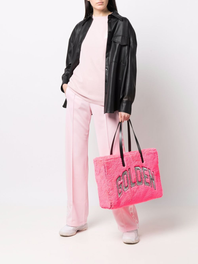 Shop Golden Goose Trousers Pink