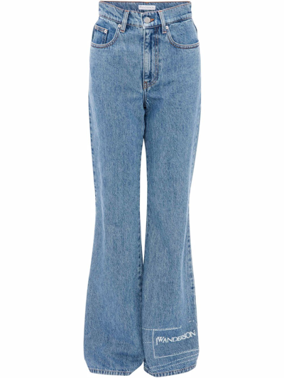 Shop Jw Anderson Jeans Blue