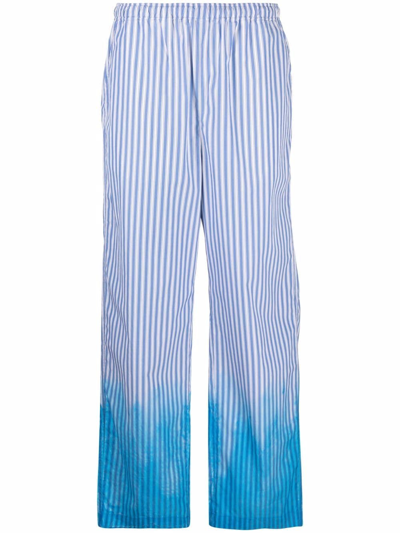 Shop Marni Trousers Blue