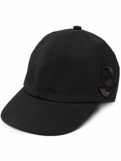 Shop Sacai Hats Black