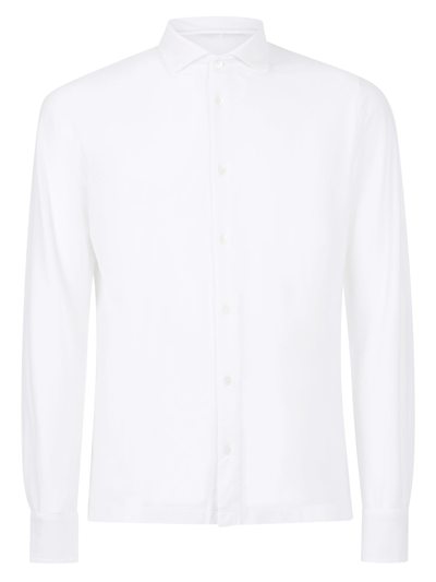 Shop Zanone Ice Cotton Shirt In White