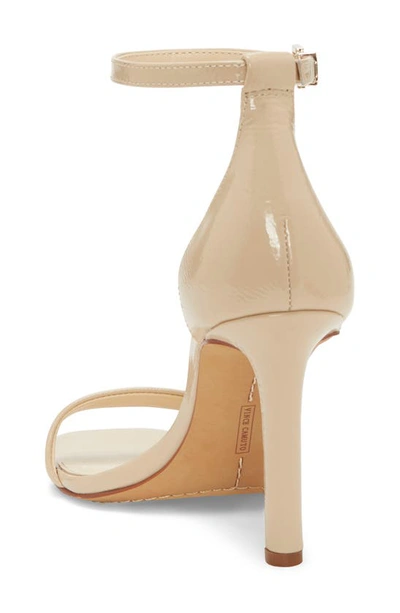 Shop Vince Camuto Lauralie Ankle Strap Sandal In Bisque Patent Leather