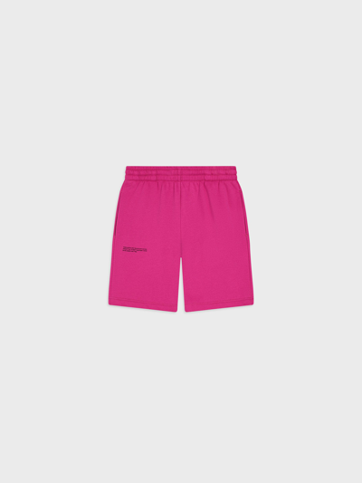 Shop Pangaia Archive Kids' 365 Midweight Long Shorts In Foxglove Pink