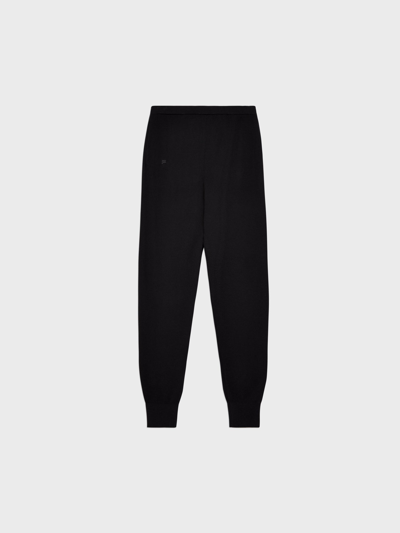 Shop Pangaia Merino Wool Track Pants — Black
