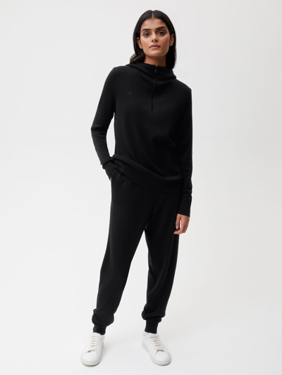 Shop Pangaia Merino Wool Track Pants — Black Xs
