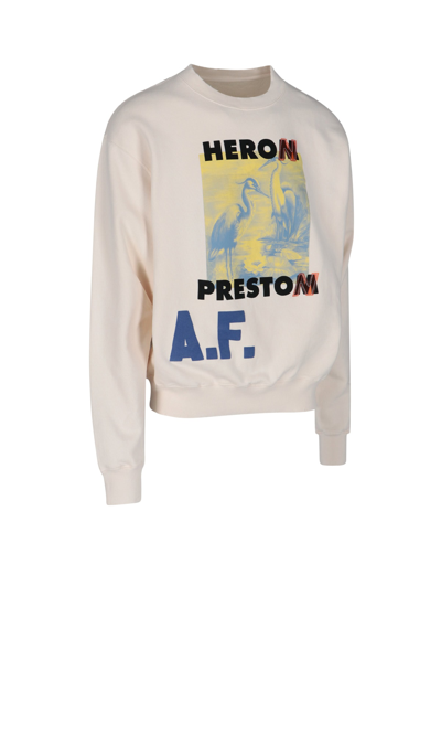 Shop Heron Preston Sweater In Cream