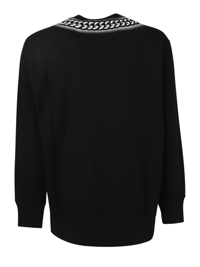 Shop Givenchy X Chito Embossed Chain Print Sweatshirt In Black