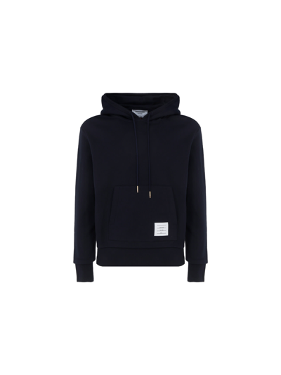 Shop Thom Browne Pullover Knit In Navy