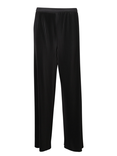 Shop Fabiana Filippi High-waist Pleated Trousers In Black